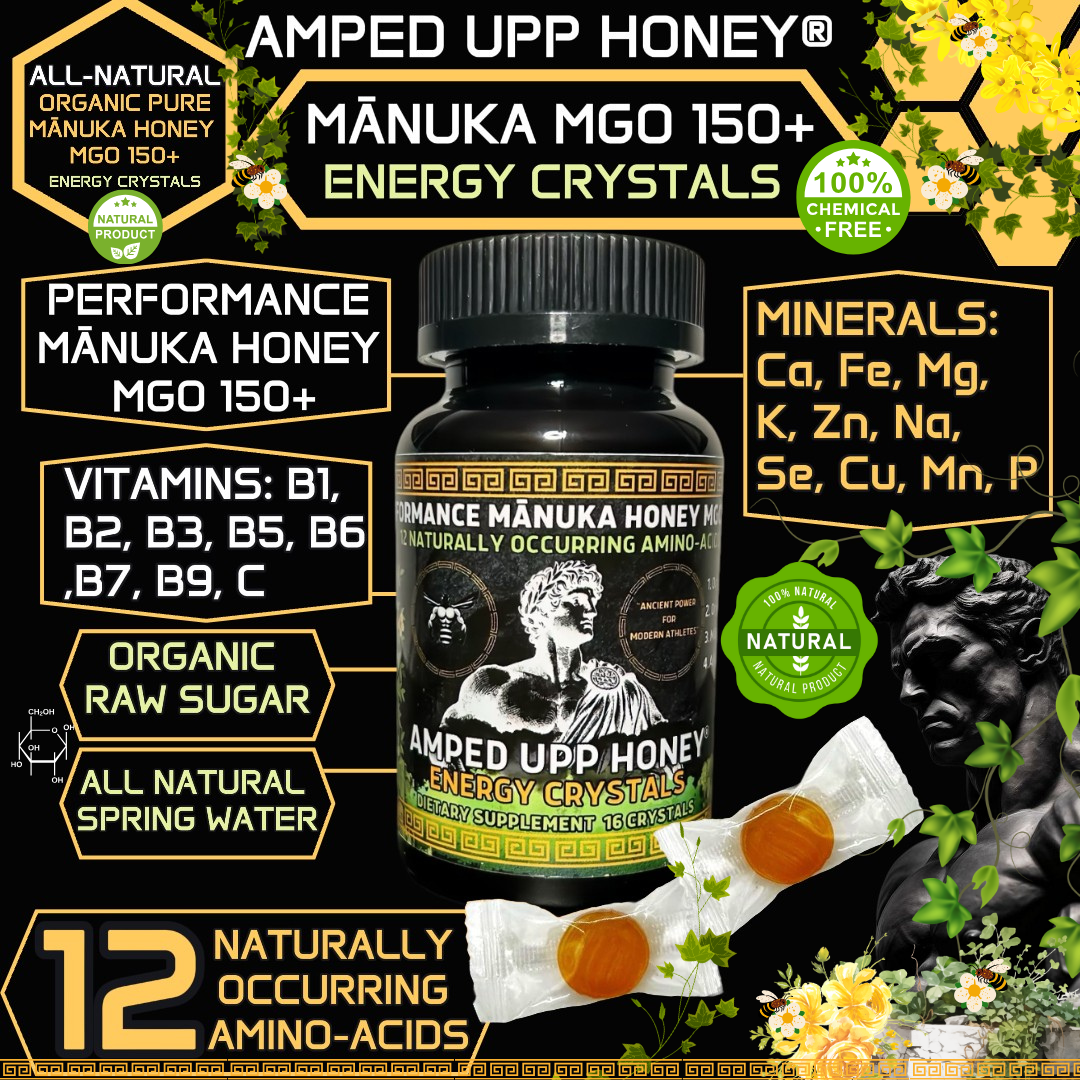 MĀNUKA HONEY MGO 150+ ENERGY CRYSTALS